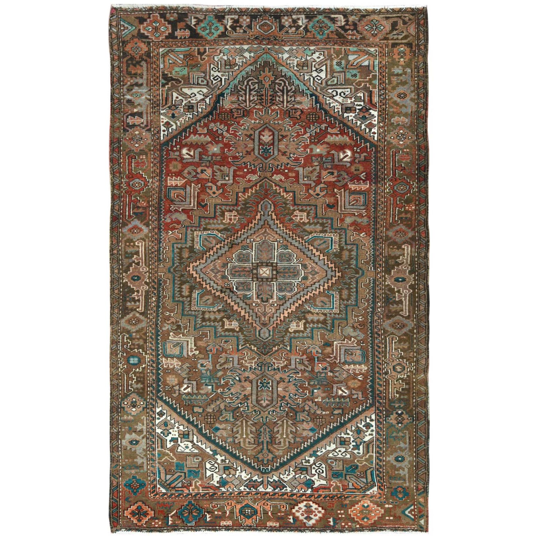 Overdyed & Vintage Rugs LUV738774